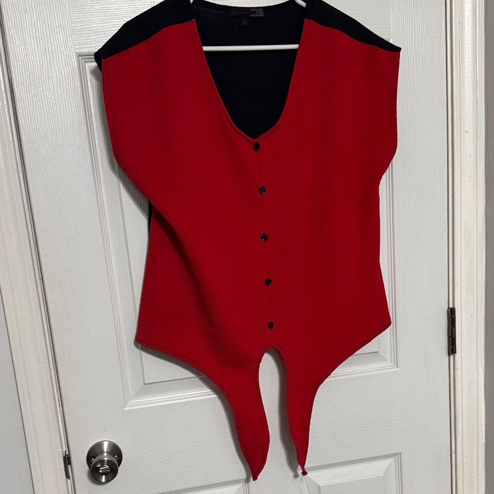 Elegant Black JW Style Vest